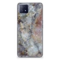 OPPO A53 5G | OPPO A73 5G | TPU | Siliconen hoesje | Marmer Grijs