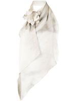 Coperni haut asymétrique à appliqué fleur - Gris