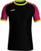 JAKO 4224 Shirt Iconic Km - Zwart/Pink/Fluogeel - S