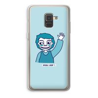 Zwaai: Samsung Galaxy A8 (2018) Transparant Hoesje