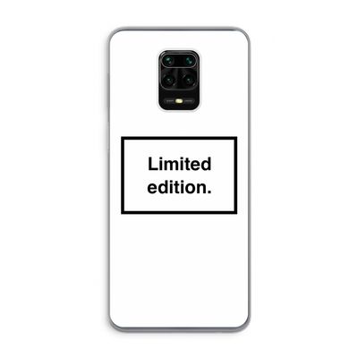 Limited edition: Xiaomi Redmi Note 9 Pro Transparant Hoesje