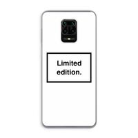 Limited edition: Xiaomi Redmi Note 9 Pro Transparant Hoesje