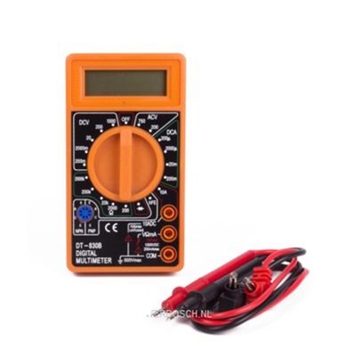 Benson Digitale Multimeter AC / DC Voltage Meter - Voltmeter - Schokbestendig