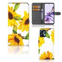 Hoesje voor Motorola Moto G13 | G23 Zonnebloemen Hoesje voor Motorola Moto G13 | G23 Zonnebloemen