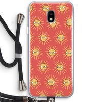 Zon: Samsung Galaxy J3 (2017) Transparant Hoesje met koord