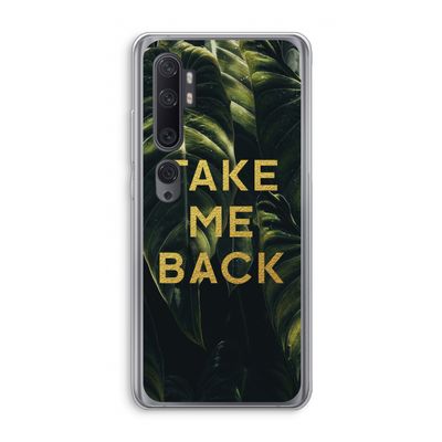 Take me back: Xiaomi Mi Note 10 Transparant Hoesje