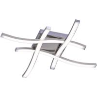 Vierkante LED Plafondlamp 20W Warm Wit 3000K Mat Nikkel Aluminium