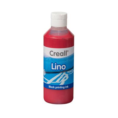Creall lino blockprintverf donkerrood, 250ml