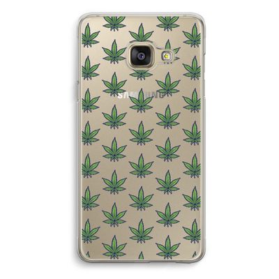 Weed: Samsung A3 (2017) Transparant Hoesje