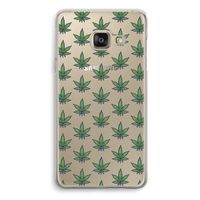 Weed: Samsung A3 (2017) Transparant Hoesje