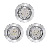 Eglo LedspotPeneto (3) 3x5w - 3000K - 8,7cm nikkel mat - 94407 Eglo LedspotPeneto (3) 3x5w - 3000K - 8,7cm nikkel mat - 94407