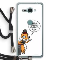 Geen Gezeik: Sony Xperia XZ2 Compact Transparant Hoesje met koord