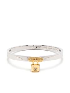 Kate Spade bracelet à breloque cadenas - Argent