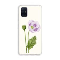 Purple poppy: Galaxy A51 4G Transparant Hoesje