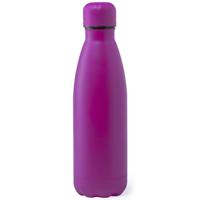 RVS waterfles/drinkfles fuchsia met schroefdop - 790 ml - Sportfles - Bidon - extra groot