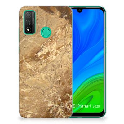 Huawei P Smart 2020 | TPU | Siliconen hoesje | Marmer Creme