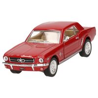 Modelauto Ford Mustang 1964 rood 13 cm