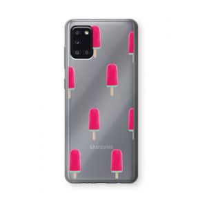 Waterijsje: Samsung Galaxy A31 Transparant Hoesje