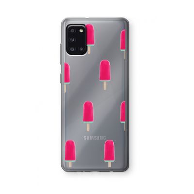 Waterijsje: Samsung Galaxy A31 Transparant Hoesje