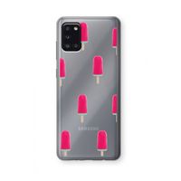 Waterijsje: Samsung Galaxy A31 Transparant Hoesje