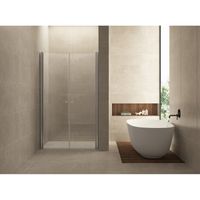 Wiesbaden dubbele pendeldeur in nis 800x2000 6 mm NANO glas