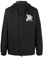 Moncler veste Guiers à patch logo - Noir - thumbnail