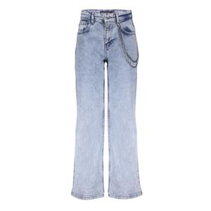 Frankie & Liberty Meisjes broek - Attitude Wide Leg Oversized - Snow Wash Denim