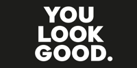 you look good tekst vinyl tapijt badkamer