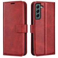 Lunso - Samsung Galaxy S23 Plus - cover bookcase hoes - Rood