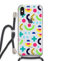 8-bit N°1: iPhone XS Transparant Hoesje met koord 8-bit N°1: iPhone XS Transparant Hoesje met koord