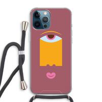 Mono V: iPhone 12 Pro Max Transparant Hoesje met koord