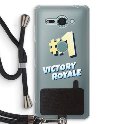 Victory Royale: Sony Xperia XZ2 Compact Transparant Hoesje met koord