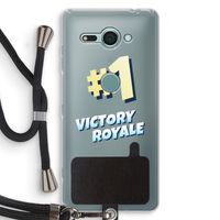 Victory Royale: Sony Xperia XZ2 Compact Transparant Hoesje met koord