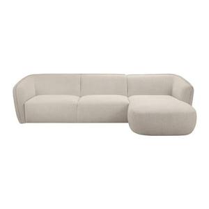 by fonQ Soft Hoekbank met Chaise Longue Rechts - Naturel Melange