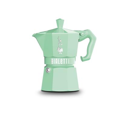 Percolator Bialetti MOKA EXCLUSIVE GREEN 3T Groen Aluminium 3 Koppar
