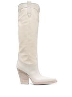 Paris Texas bottines 110 mm en cuir - Tons neutres