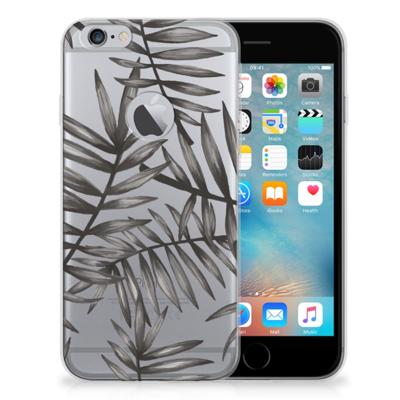 Apple iPhone 6 Plus | 6s Plus | TPU Case | Leaves Grey