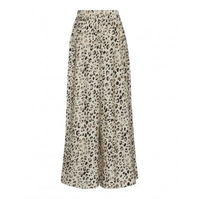 MSCH - Beige | Dames | Broek | Beige | XL | regular | Kamst mode