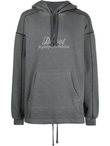 Diesel hoodie à imprimé graphique - Gris