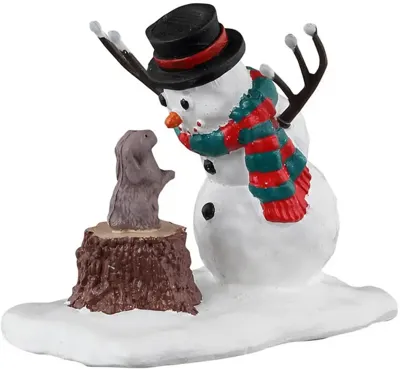 Lemax bunny makes a friend kerstdorp accessoire 2023