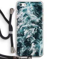 Zee golf: iPhone 5 / 5S / SE Transparant Hoesje met koord