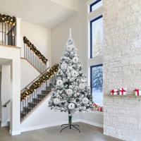 Kerstbal Set Anders 3 pcs Zilver 25 cm