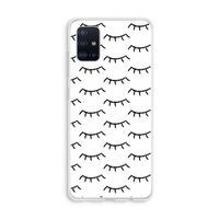 Wimpers: Galaxy A51 4G Transparant Hoesje Wimpers: Galaxy A51 4G Transparant Hoesje