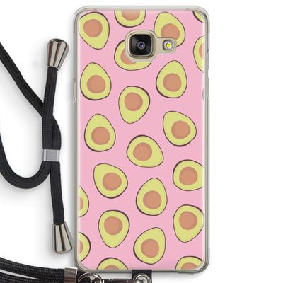 Dancing avocados: Samsung Galaxy A5 (2016) Transparant Hoesje met koord
