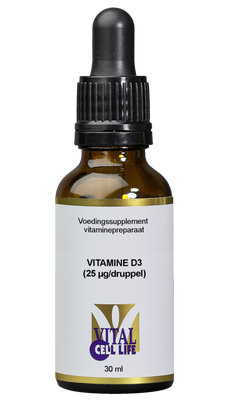 Vital Cell Vitamine D3 25 mcg Druppels