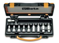Beta 10-delige set schroevendraaierdoppen voor binnenzeskant schroeven (art. 920PE) in kistje 920PE/C10 - 009200443