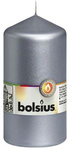 Bolsius Stompkaars 130/68 metal zilver (1 st)