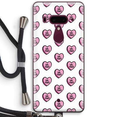GIRL POWER: HTC U12+ Transparant Hoesje met koord