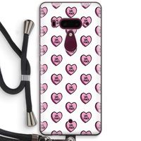 GIRL POWER: HTC U12+ Transparant Hoesje met koord
