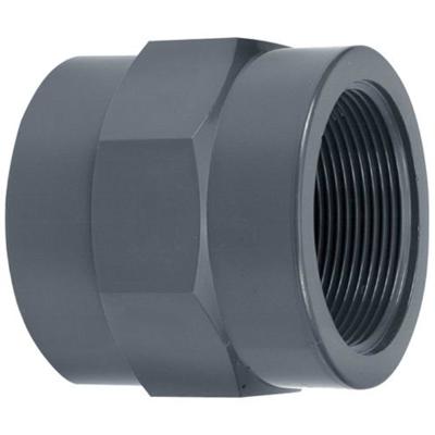Aquaforte PVC Schroefbus 40mm x 1¼&apos;&apos; - Waterdichte Lijm & Binnendraad Connectie, Sterk PVC